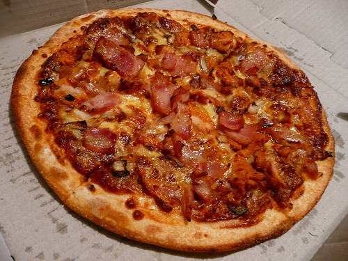 Jerk Tomato Ketchup Pizza