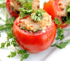 Spicy Stuffed Tomatoes